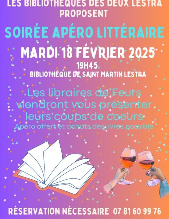 Soirée apéro littéraire